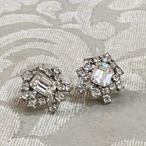 Vintage Rhinestone Earrings